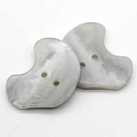 纽扣扣子衣服装饰扣衬衫毛衣开衫纽扣四眼扣两眼扣方形纽扣百搭扣 5号[30mm] 6粒[送针线]