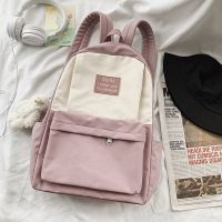 ins书包女原宿ulzzang高中韩版中学生初中生少女森系大容量双肩包 香芋紫[收藏店铺送小礼物哦] 双肩包-无挂件