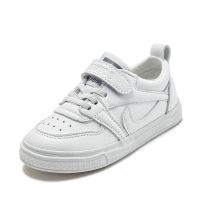 蜡笔小新软底儿童鞋子男童板鞋潮2021新款透气小白鞋中小童休闲鞋 白色 S375 24 码/16.5cm内长