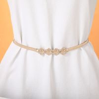 韩版弹簧腰链黑色百搭时尚装饰连衣裙细腰带女学生皮带配裙腰带女 198-9