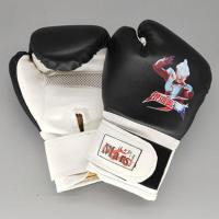 奥特曼3-9-14岁儿童拳击手套幼儿小孩散打拳套打沙袋手套武术搏击 黑色 特价2-6岁霸王龙