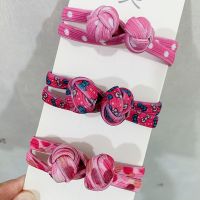 3只装台湾产粗皮筋扎得紧马尾头绳民族风中国结高弹力学生发圈 3只装-1