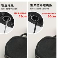 EDC装备 钢丝易拉扣 伸缩防丢钥匙扣 证件挂扣 防盗钥匙绳 背包扣 钢丝绳