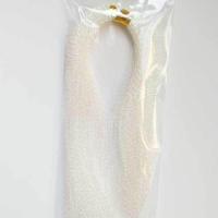 3包飞蝇螺旋扭花彩丝绑钩闪光丝路亚DIY拖钩铁板钩丝线钓鱼渔具 白色1 3包