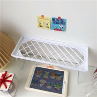 书桌改造ins简约风白色显示器电脑增高架子木质桌面托架收纳架 折叠增高架 1个(送卡片)