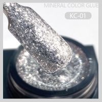 新款爆闪美甲极致矿彩胶高密度铂金胶拉线勾边彩绘光疗七彩甲油胶 高档JZ矿彩甲油胶1号