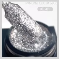 新款爆闪美甲极致矿彩胶高密度铂金胶拉线勾边彩绘光疗七彩甲油胶 高档JZ矿彩甲油胶1号