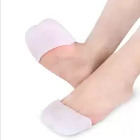 男士足尖保护套硅胶前脚掌垫防磨套踢足球护脚趾柔软防痛鞋大码垫 男士足尖套[1双装]