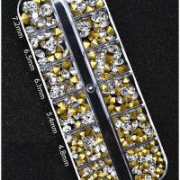 美甲尖底水钻堆钻大小混装美甲钻石饰品新娘指甲彩白异形钻捷克钻 白色尖底大小混装(4-7.2毫米)