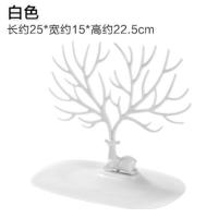 [新疆百货哥]耳环展示架收纳盒挂项链耳环耳钉耳坠首饰盒架 白色