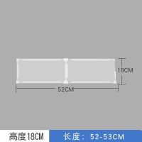 沙发底挡板底部空隙填塞缝隙挡条儿童防尘封闭式防猫钻床底下围栏 花色 乳白52*18