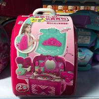 雄城潮膳化妆厨房工具医具儿童仿真男孩女孩过家家玩具背包套装 XC020A潮美化妆玩具背包