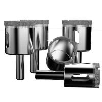 精品金刚砂玻璃瓷砖开孔器钻头大理石玉石玻化砖水泥墙等钻孔神器 精品(6+8+10+12)