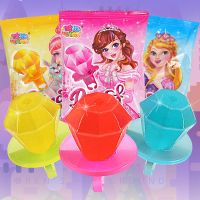 钻石糖好看的糖果奶嘴糖怀旧创意可爱戒指糖儿童公主水果味手指糖 三味混合3包