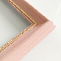 油画框外框美式欧式复古简约相框画框数字油画装裱儿童画展览 复古粉 单外框20*20