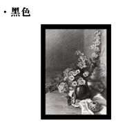 画框装裱素描4K8开16k创意美术作品框寸简约A3a4营业执照相框挂墙 黑色 A4挂式(可装21*29.7厘米)