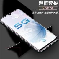 vivos6手机后膜背膜s6水凝膜后盖极光炫彩前后背膜防摔后防刮贴膜 磨砂前膜[1片装] vivo s6