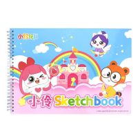 小伶玩具官方商店儿童小学生画画素描本速写本美术手绘画本幼儿园 [一套3本]伶伶速写本