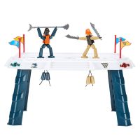 儿童4-8岁塑料竹节人英雄双人PK对战玩具小人桌面游戏亲子双人 双人PK版 电商盒[官配]