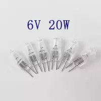 6V 10W 20W 30W G4灯珠 显微镜灯泡 光学仪器 卤素灯泡 探照灯泡 G4 6V 20W 5只装