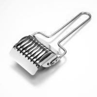 手动面条切不锈钢切面器手工面条分割器切香菜香葱厨房小工具 线框柄不锈钢切面器 1个装