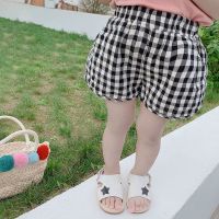 女童裤子春夏装新款中小童宝宝格子短裤儿童洋气休闲长裤子春秋款 花色 [格子短裤]偏小一码 80 [可开裆]偏小一码