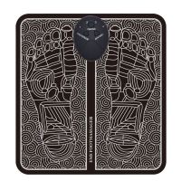 EMS家用足底按摩器新款多功能脚腿部穴位自动揉捏USB充电按摩仪垫 脚底按摩器(电池款)