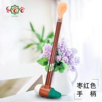 乐哈哈保健按摩棒敲打锤经络健身捶背器家用全身按摩店供用手持式 枣红色按摩捶(送穴位图)