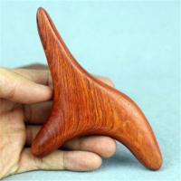 香木三角雀按摩器木三叉脚底按摩足底点压穴位按摩锥经络棒刮痧板 红花梨木三角雀 不含赠品