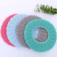 加厚马桶垫提手马桶坐垫坐便圈防水拉链式马桶垫坐便套子毛绒家用 随机O型圈一个装