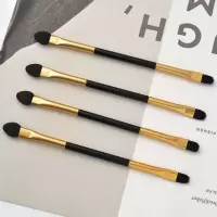 单支眼影刷子双头软毛化妆刷眼影刷眼影棒学生初学者眼部化妆工具 双头眼影刷[3支装]