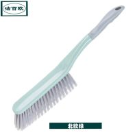 榉木扫床刷防静电家用清洁扫床笤帚床上软毛刷地毯扫床神器除尘 北欧绿[带手柄双色床刷]1把装