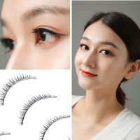 3D假睫毛自然短款素颜裸妆仿真日常自粘学生初学者新手套装舞台装 一盒三对装
