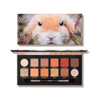 2021完美眼影盘日记同款亮晶珠光超闪粉ins大地色亮片不脱妆学生 07#垂耳兔眼影盘[带镜子+眼影刷]