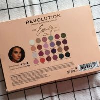 英国Makeup Revolution X The Emily 24色合作眼影开架眼影盘 一盒