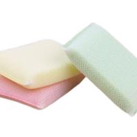 不沾油洗碗布洗涮大王双面百洁布刷碗布刷碗神器厨房清洁抹布 菱角加厚款 20片-菱角送清洁球两个