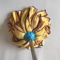 锁边珊瑚绒拖把家用拖布拖地板瓷砖木地板拖把老式多功能拖把神器 1个拖把头[无杆][颜色随机]