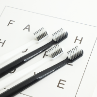 日系精简风格软毛牙刷4支装精美包装牙刷家庭套装家用系列牙刷 4支装