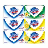 舒肤佳香皂6块家庭组合装 留香洁净除菌沐浴洗手两用肥皂批发 纯白*3块+柠檬*2块+金银花*1块