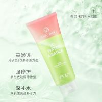 熬夜神器[积雪草夜间免洗面霜芦荟凝胶]补水保湿修护淡化痘印女 1支200ml积雪草芦荟凝胶**