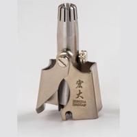 [宏大]鼻毛修剪器男士鼻毛清理器女士手动不锈钢剪鼻毛鼻孔剃毛器 银色磨砂版