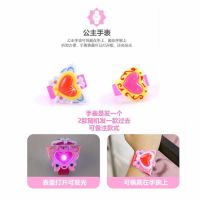 儿童包包玩具公主手提斜跨包仿真饰品过家家梳妆套装女孩冰雪奇缘 公主手表包包