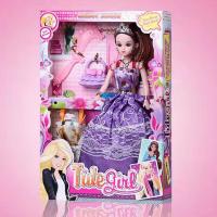 芭比洋娃娃大礼盒过家家女孩玩具巴比公仔大套装 17a