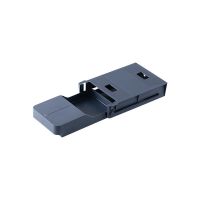 桌下隐藏收纳盒课桌办公桌粘贴式文具整理盒抽屉式化妆品收纳物盒 午夜蓝-小号