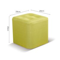 家用凳子凳子家用墩子沙发凳时尚创意矮凳客厅实木小板凳成人脚凳 抹茶色29高