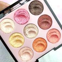 9色土豆泥眼影盘珠光大地色闪粉亮晶晶学生彩妆初学者九宫格眼影 全盘土豆泥x2