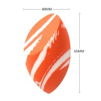 [美妆蛋彩妆蛋三文鱼干湿粉扑化妆球海绵不吃粉化妆蛋气垫非乳胶 三文鱼斜切形