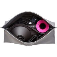 适用Dyson戴森吹风机收纳包旅行便携袋子HD08/03通用款风筒配件袋 经典款磁性收纳袋-银色