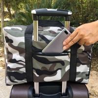 旅行包男女手提加厚防水大容量被子收纳袋搬家打包整理衣物收纳袋 加厚款(经典迷彩) 小号(45*25*28)cm