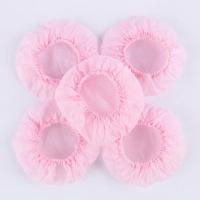 沐浴成人加厚防水耳套耳罩美容染发耳套洗头洗澡防耳朵进水包耳套 粉色(20只装)